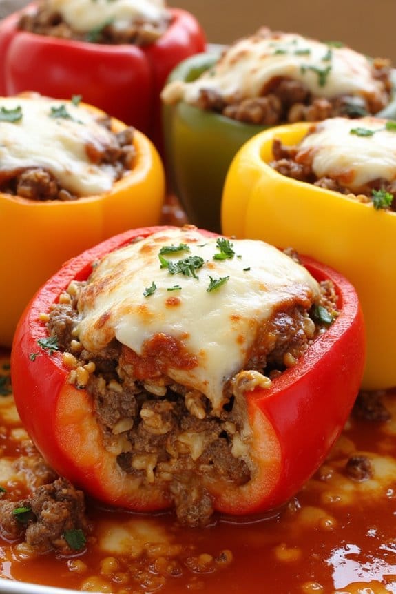 hearty stuffed peppers recipe