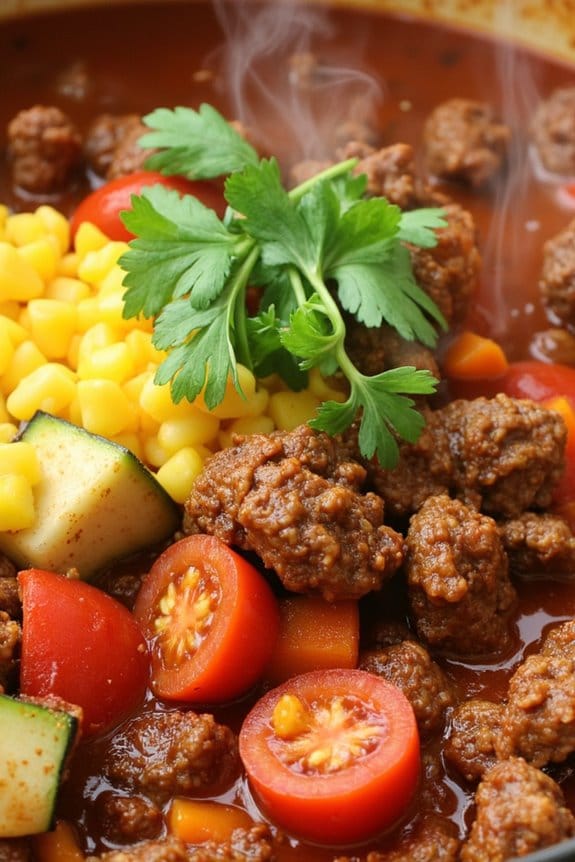 hearty whole30 veggie chili