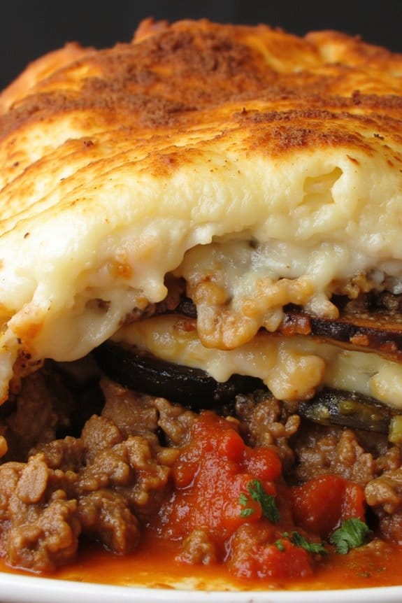 innovative mediterranean lamb moussaka
