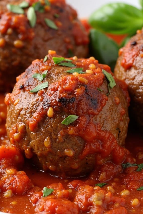 juicy greek lamb meatballs