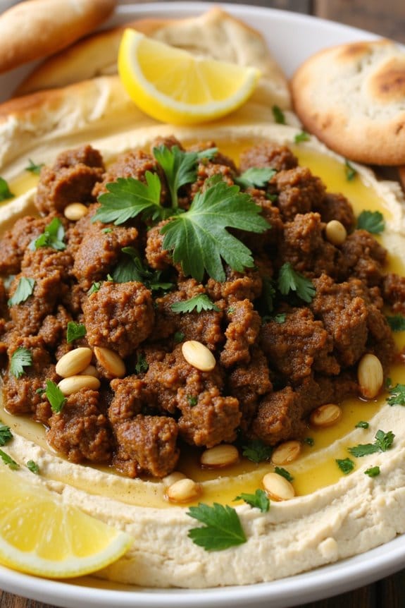 lamb and hummus feast