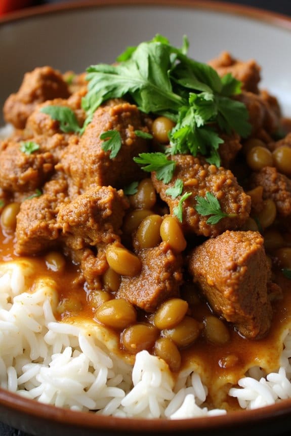 lamb and lentil comfort curry