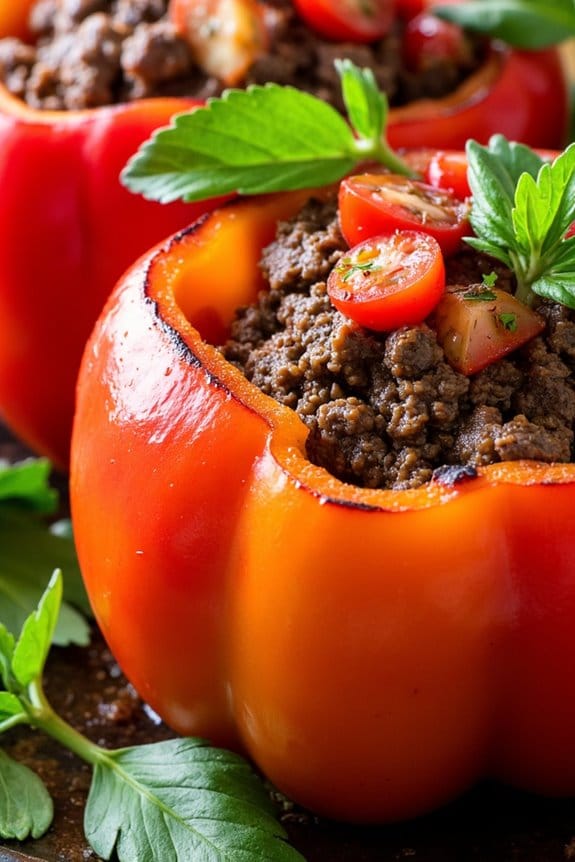 lamb stuffed peppers recipe
