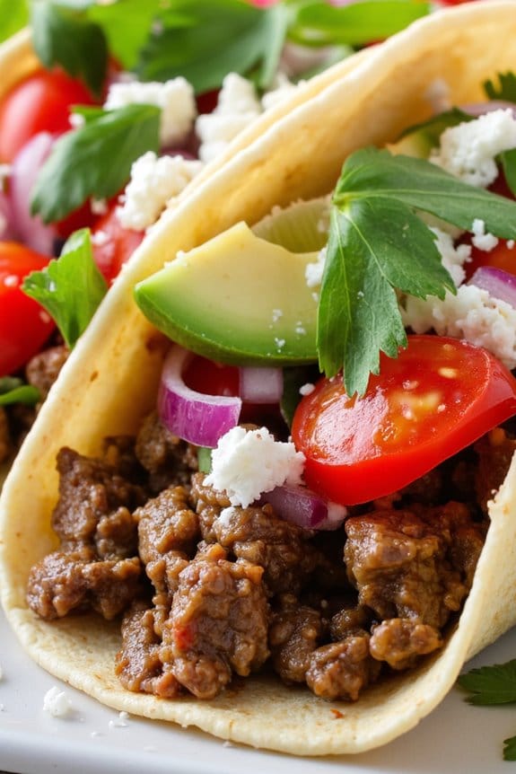 lamb tacos with fresh salsa