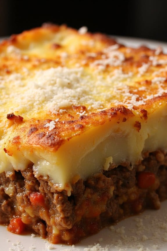 layered greek lamb moussaka