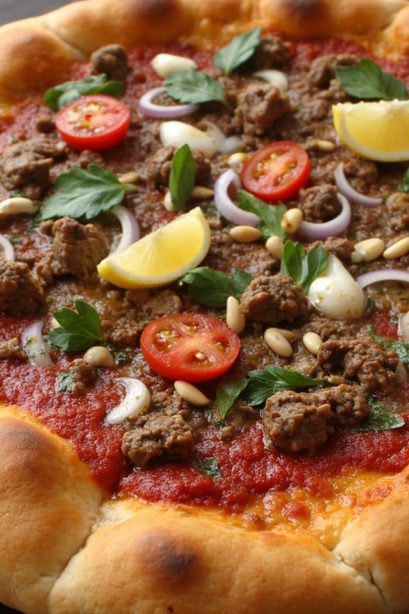 lebanese lamb pizza recipe
