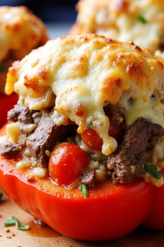 leftover lamb stuffed peppers