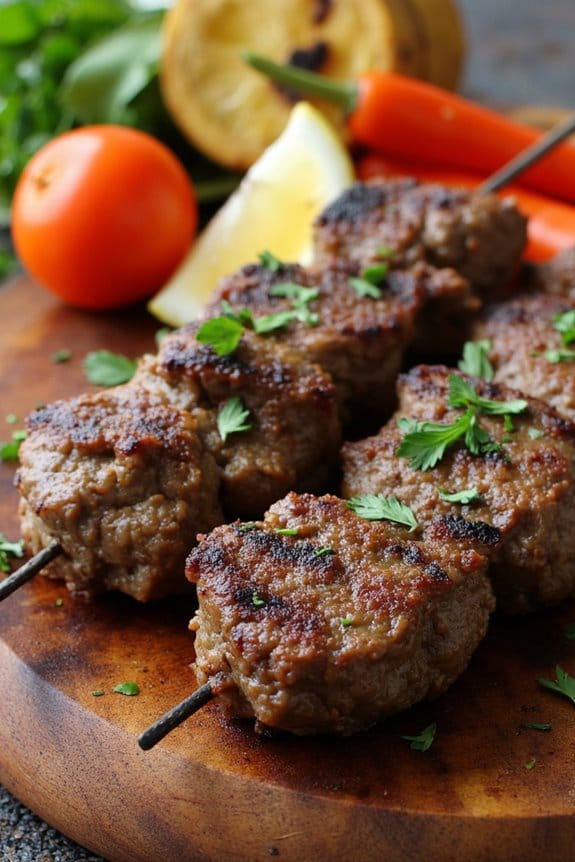 lemon herb lamb kebabs recipe