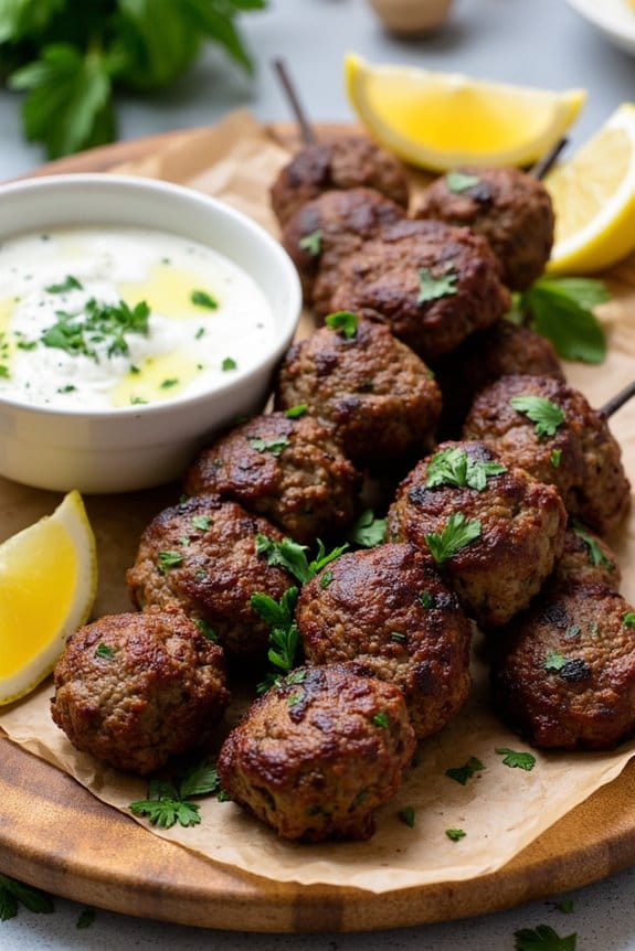 mediterranean ground lamb kofta