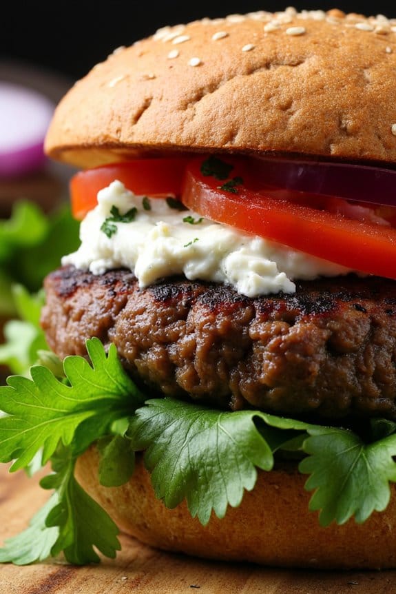 mediterranean lamb burger recipe