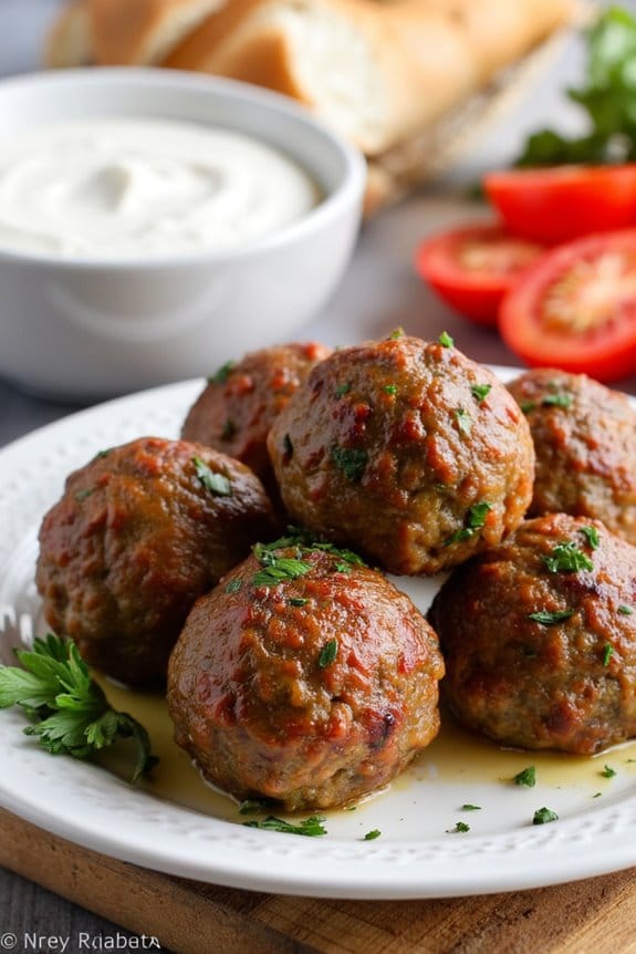 mediterranean lamb meatballs recipe