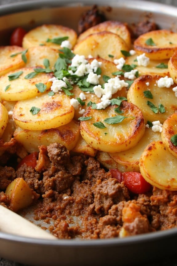 mediterranean lamb potato casserole