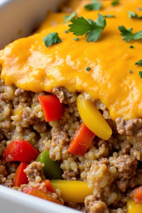 nutritious beef quinoa casserole
