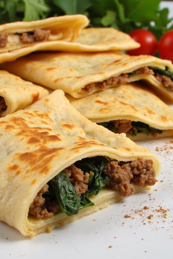 nutritious lamb spinach g zleme