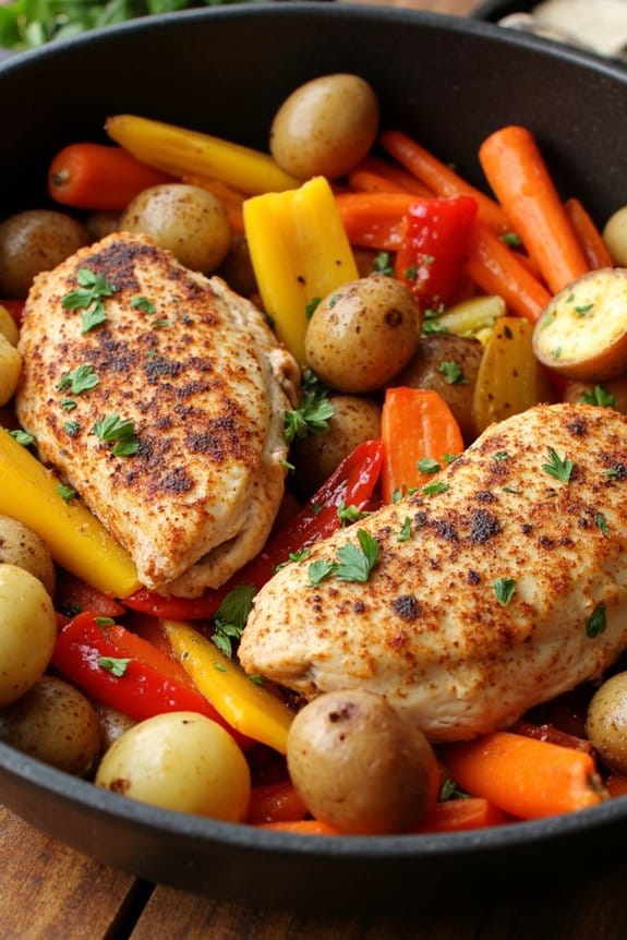 one pot chicken vegetable dish