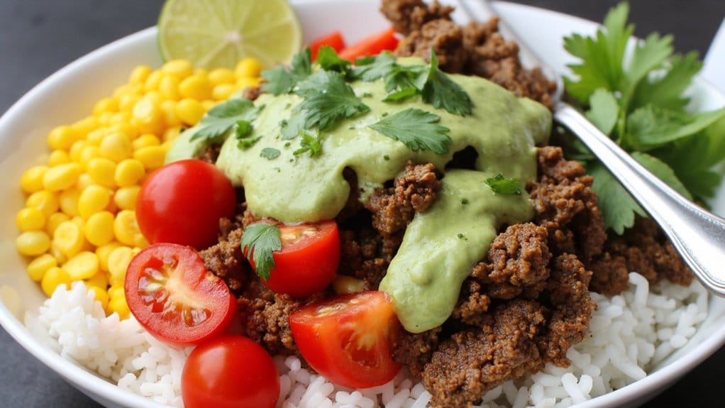 quick and tasty lamb bowls