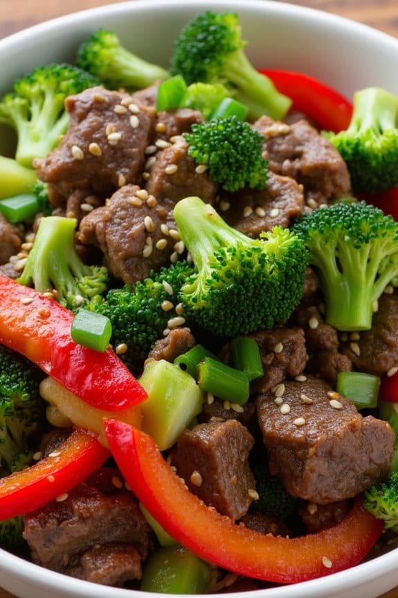 quick keto lamb stir fry
