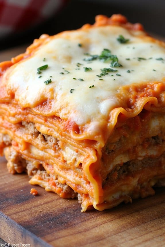 rich and creamy lasagna