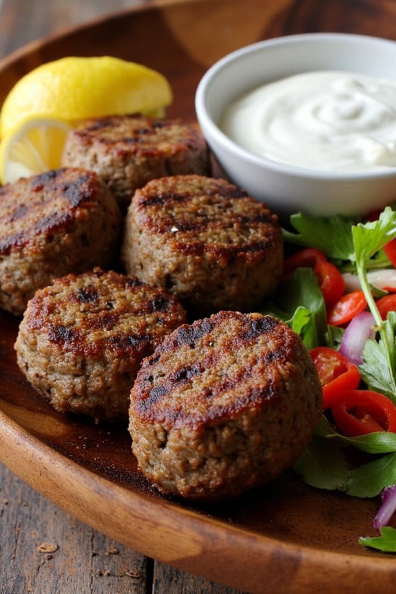 savory ground lamb kofta