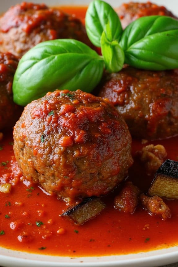 savory lamb meatballs recipe