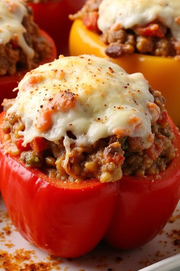 savory stuffed bell peppers recipe