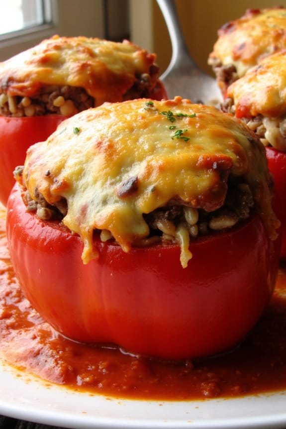 savory stuffed bell peppers recipe