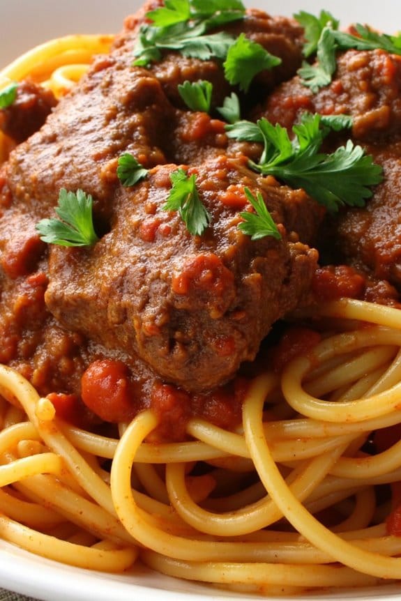 smoky beef spaghetti recipe