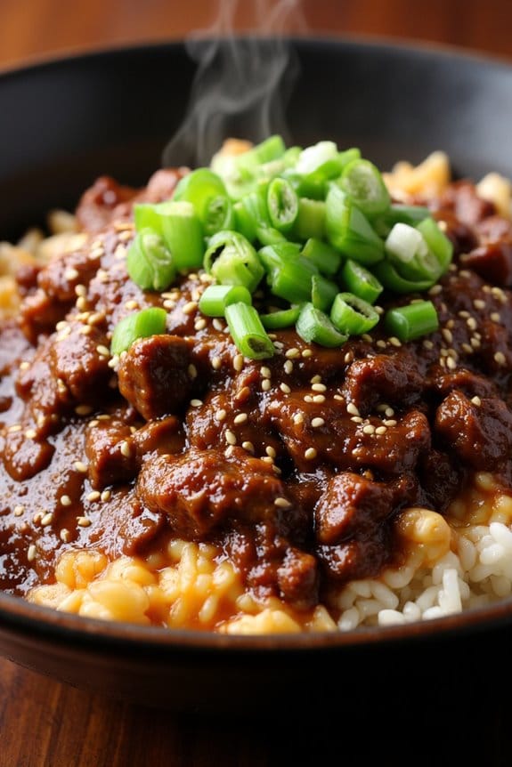 spicy korean beef bowls recipe