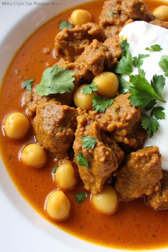 spicy lamb chickpea curry recipe