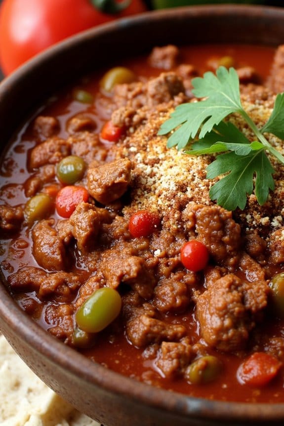 spicy low carb beef chili