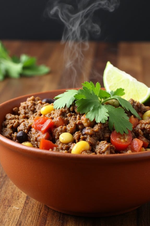spicy mexican hamburger stew