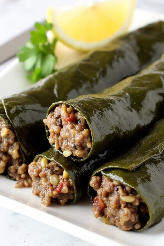 stuffed grape leaves recipe