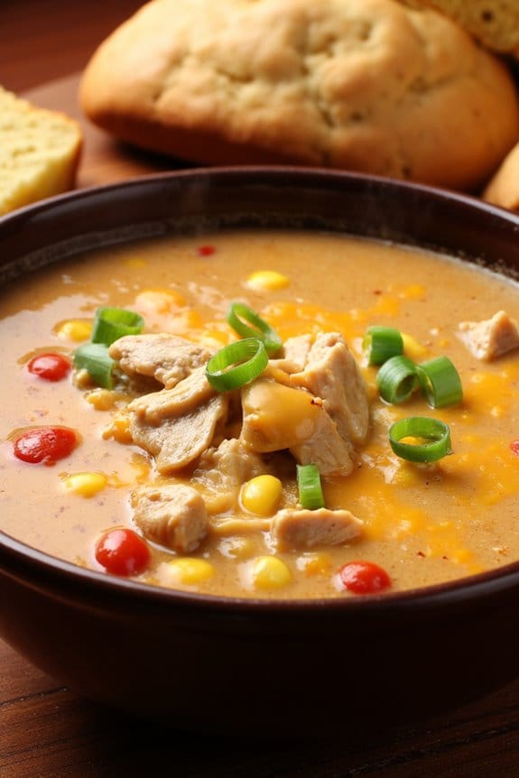 sweet smoky chicken chowder