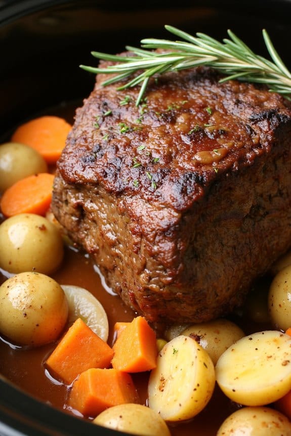 tender flavorful slow cooked roast
