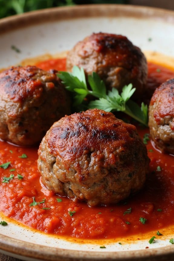 tender lamb meatballs recipe