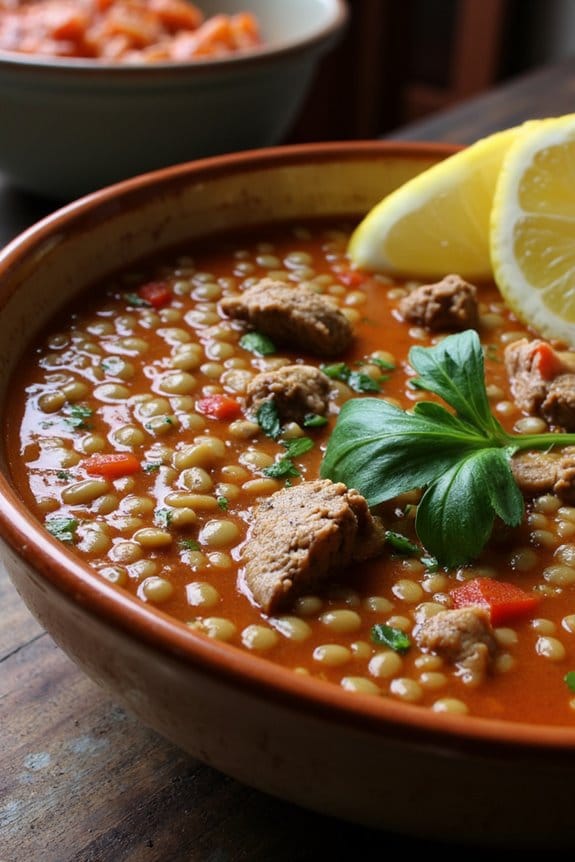 turkish lamb lentil soup