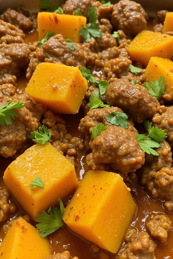 wholesome lamb sweet potato curry