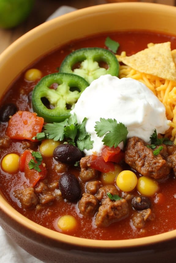 zesty taco soup recipe