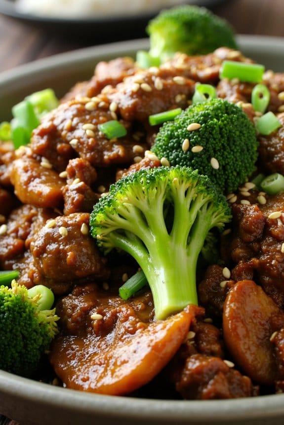beef and broccoli stir fry