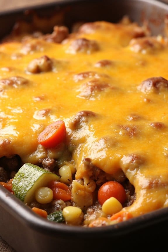 comforting beef vegetable casserole