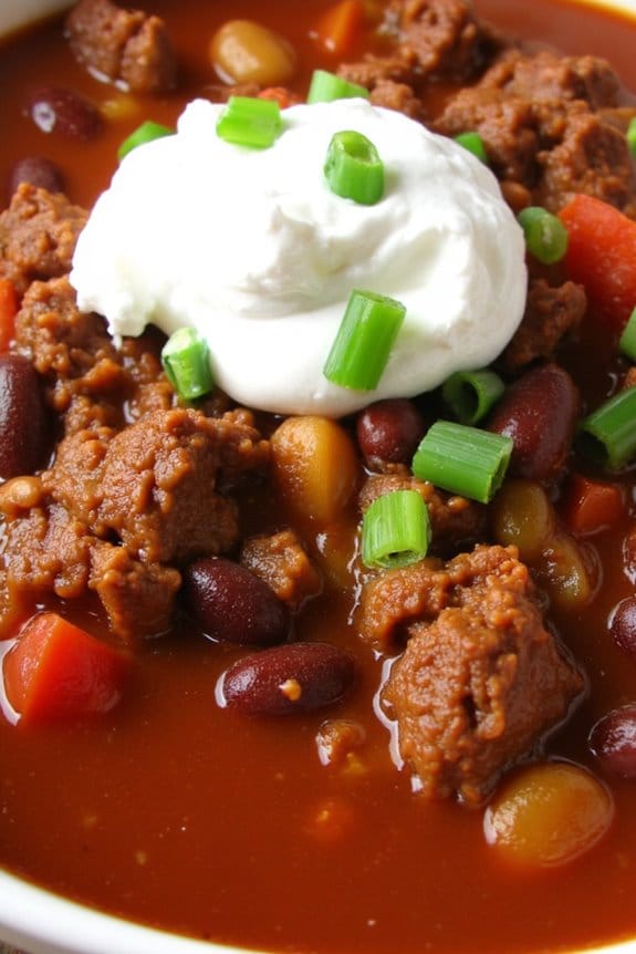 comforting hearty chili recipe