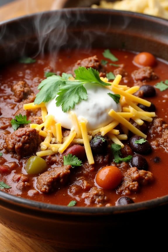 cozy beef chili recipe