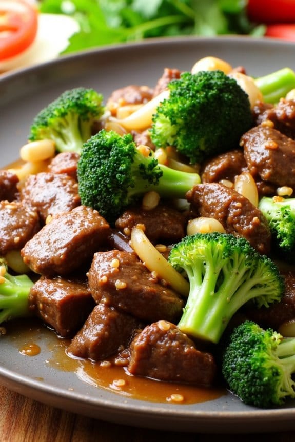 delicious beef broccoli stir fry