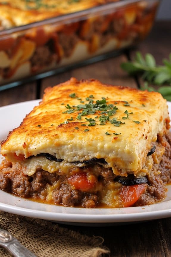 delicious greek beef moussaka
