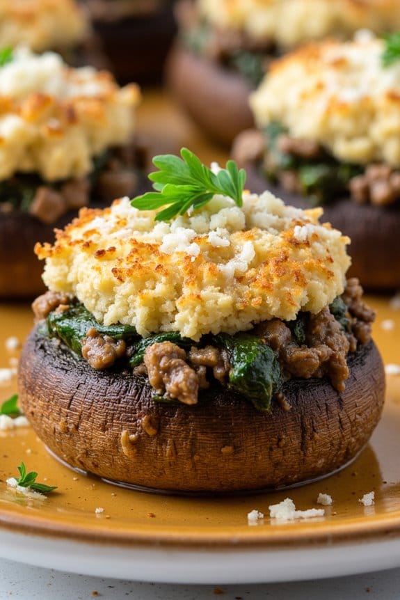 delicious stuffed mushrooms recipe