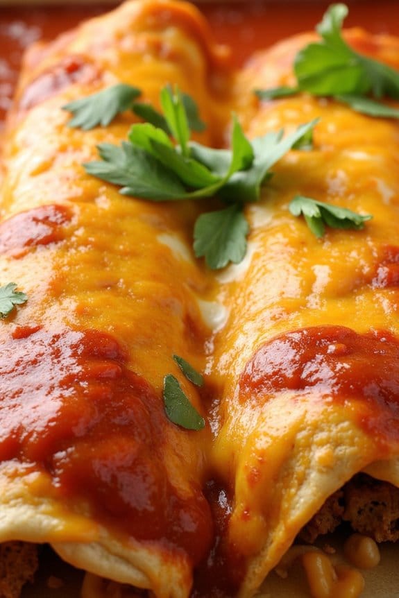 fast flavorful beef enchiladas
