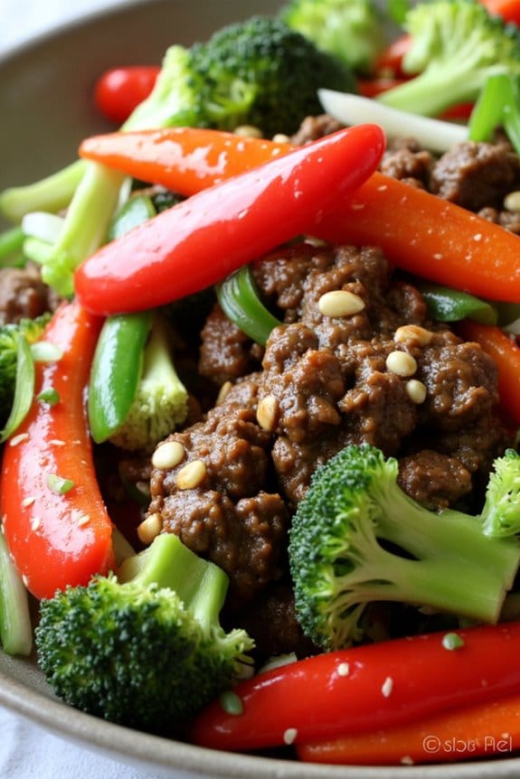 flavorful beef vegetable stir fry