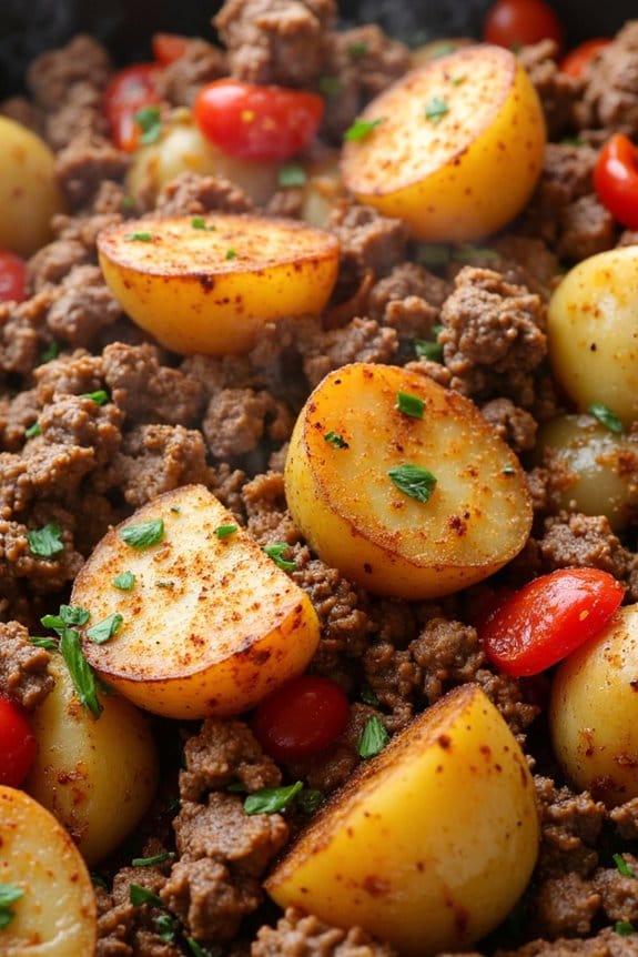 ground beef potato hash
