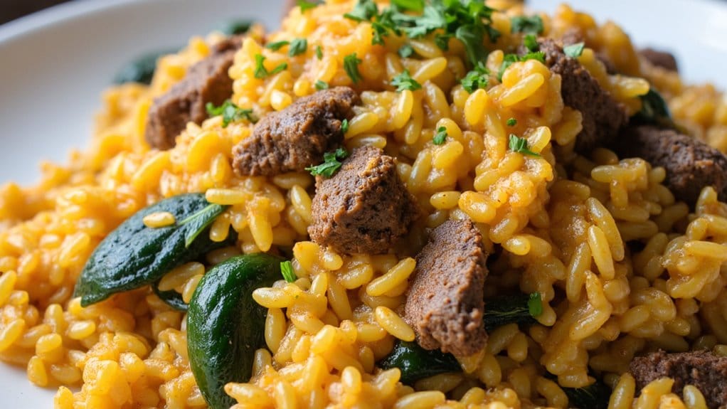 ground beef spinach recipes