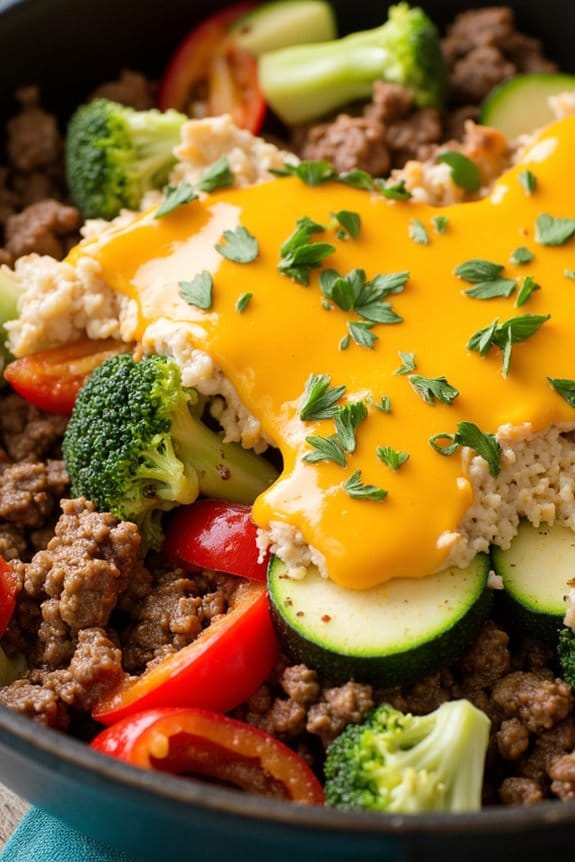 healthy low carb skillet dinner